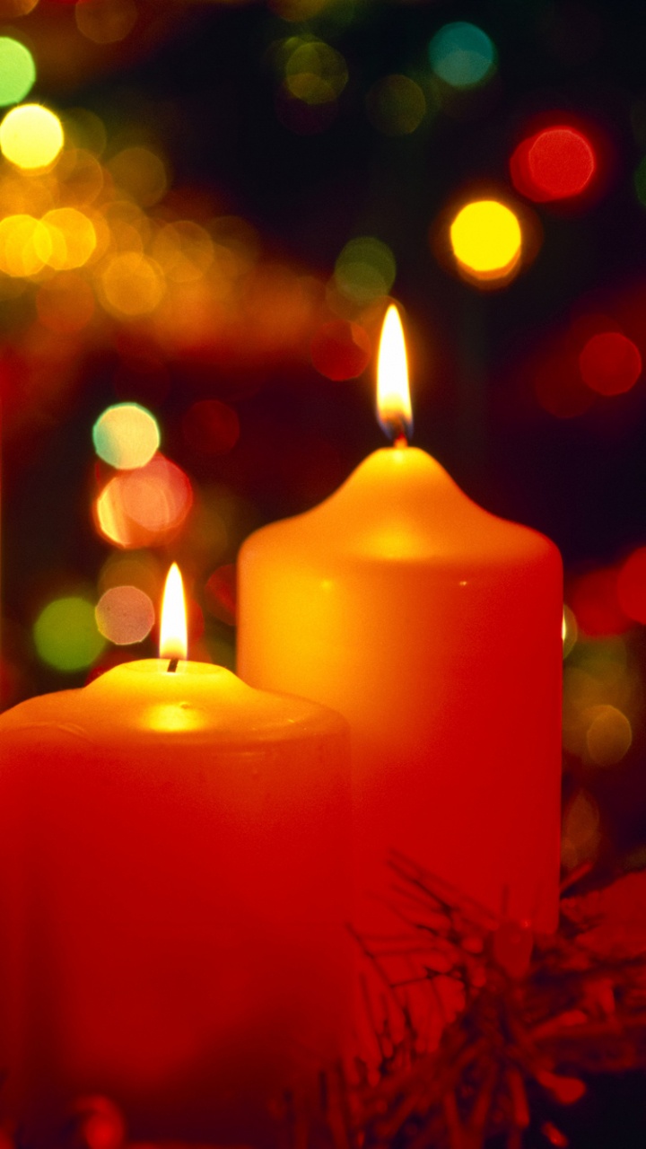 Christmas Day, Candle, Lighting, Light, Christmas Eve. Wallpaper in 720x1280 Resolution