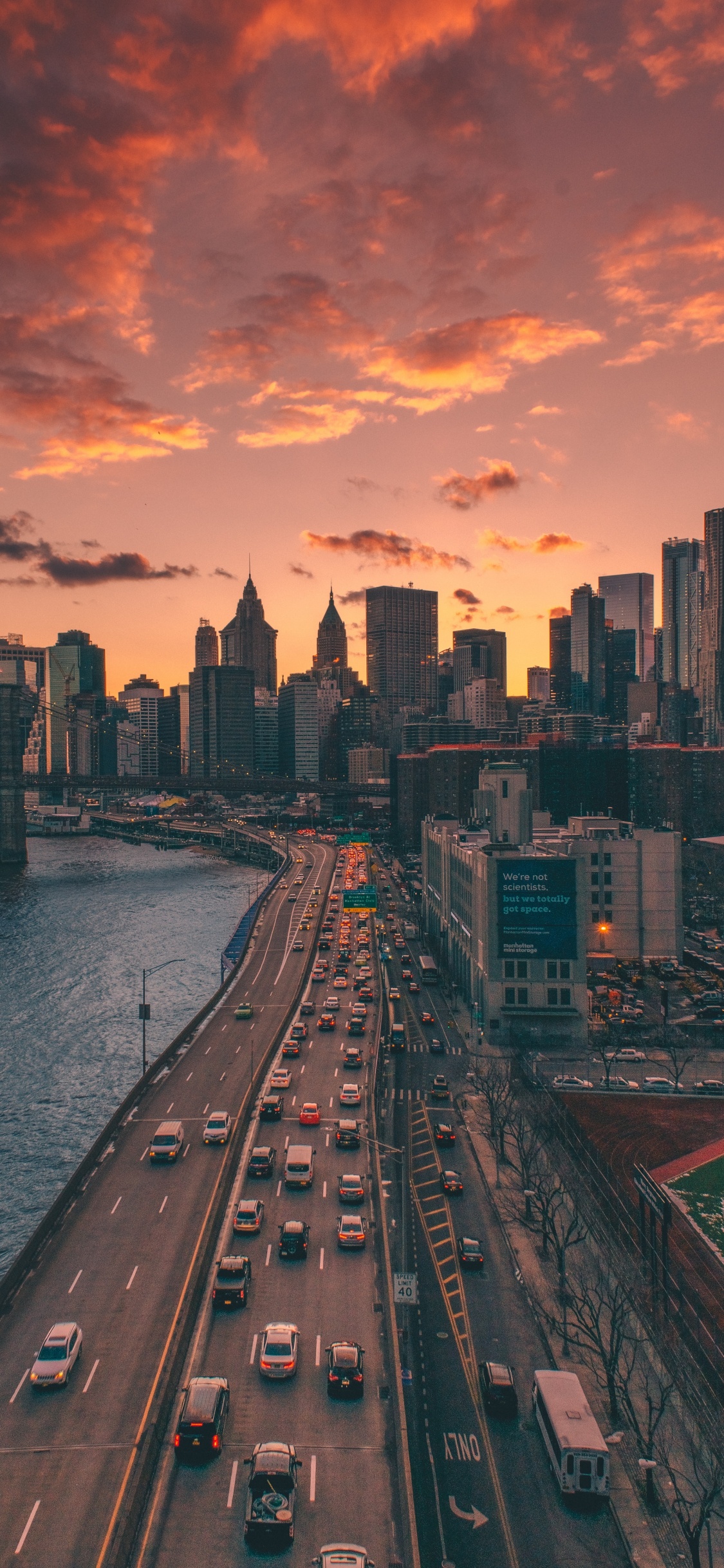 Pont de Brooklyn, Pont de Manhattan, Pont, Golden Gate Bridge, Bâtiment. Wallpaper in 1125x2436 Resolution