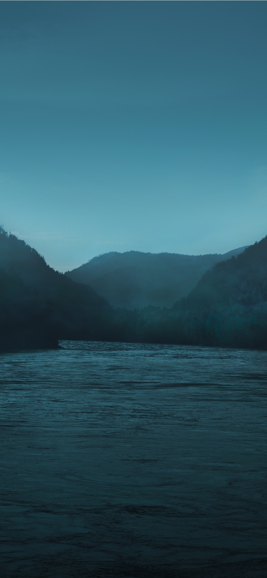 Body of Water, Nature, Blue, Water, Highland. Wallpaper in 1125x2436 Resolution