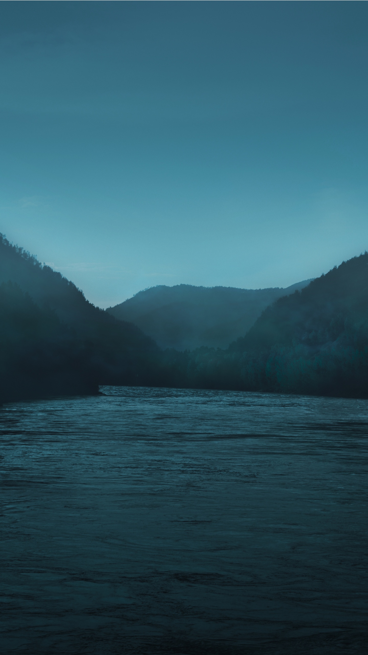 Body of Water, Nature, Blue, Water, Highland. Wallpaper in 1440x2560 Resolution