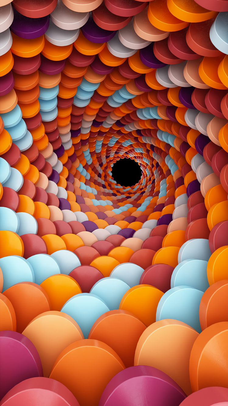 Naranja, Luz, Azul, Azure, Arte. Wallpaper in 750x1334 Resolution