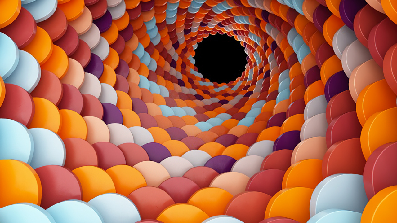 Orange, Colorfulness, Light, Blue, Azure. Wallpaper in 1280x720 Resolution