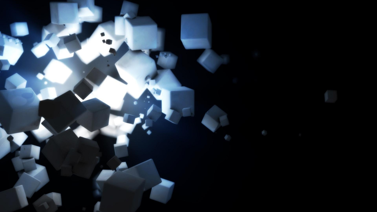 Illustration Étoile Blanche et Noire. Wallpaper in 1280x720 Resolution