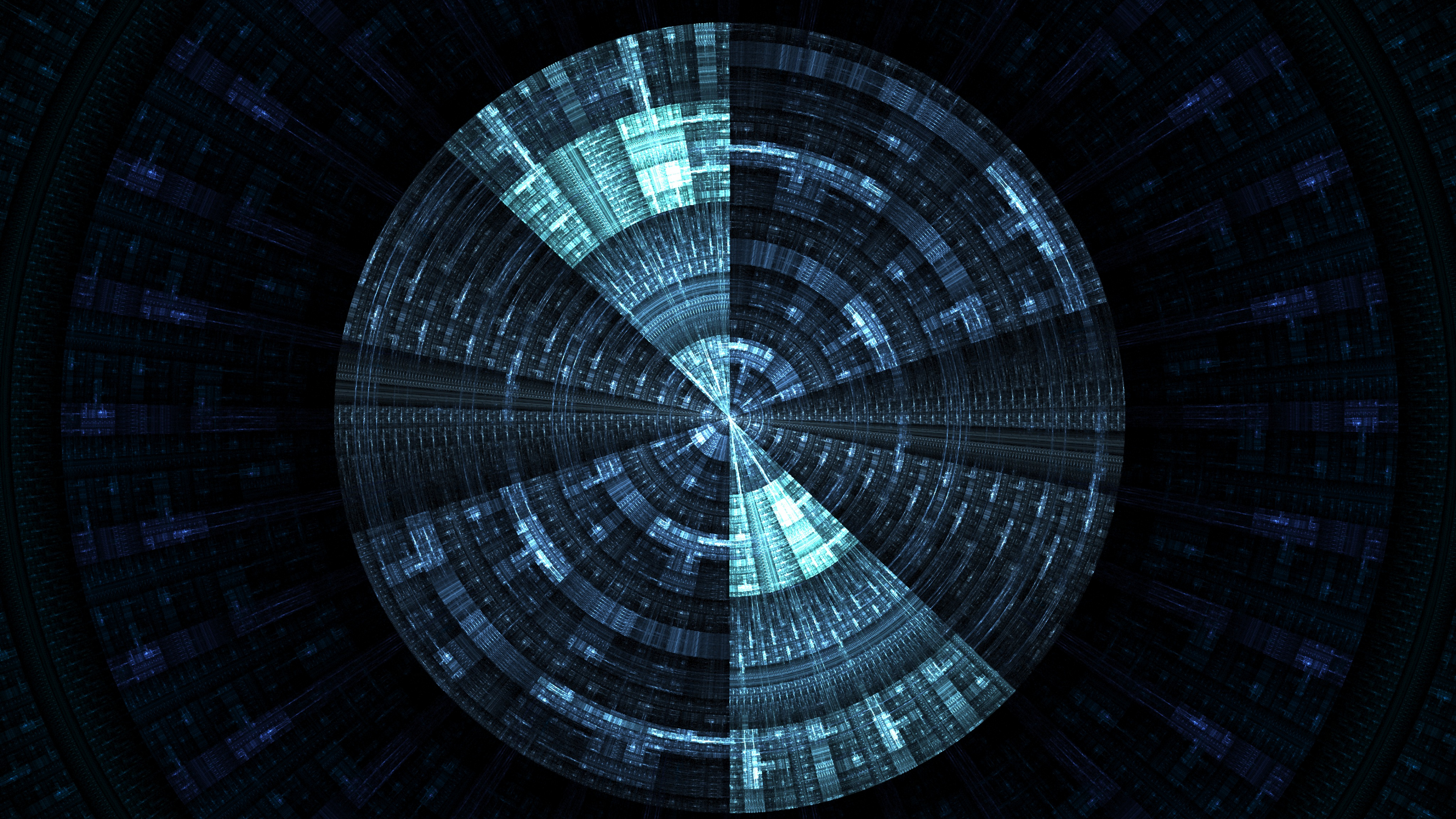 Techo Redondo Blanco y Negro. Wallpaper in 3840x2160 Resolution