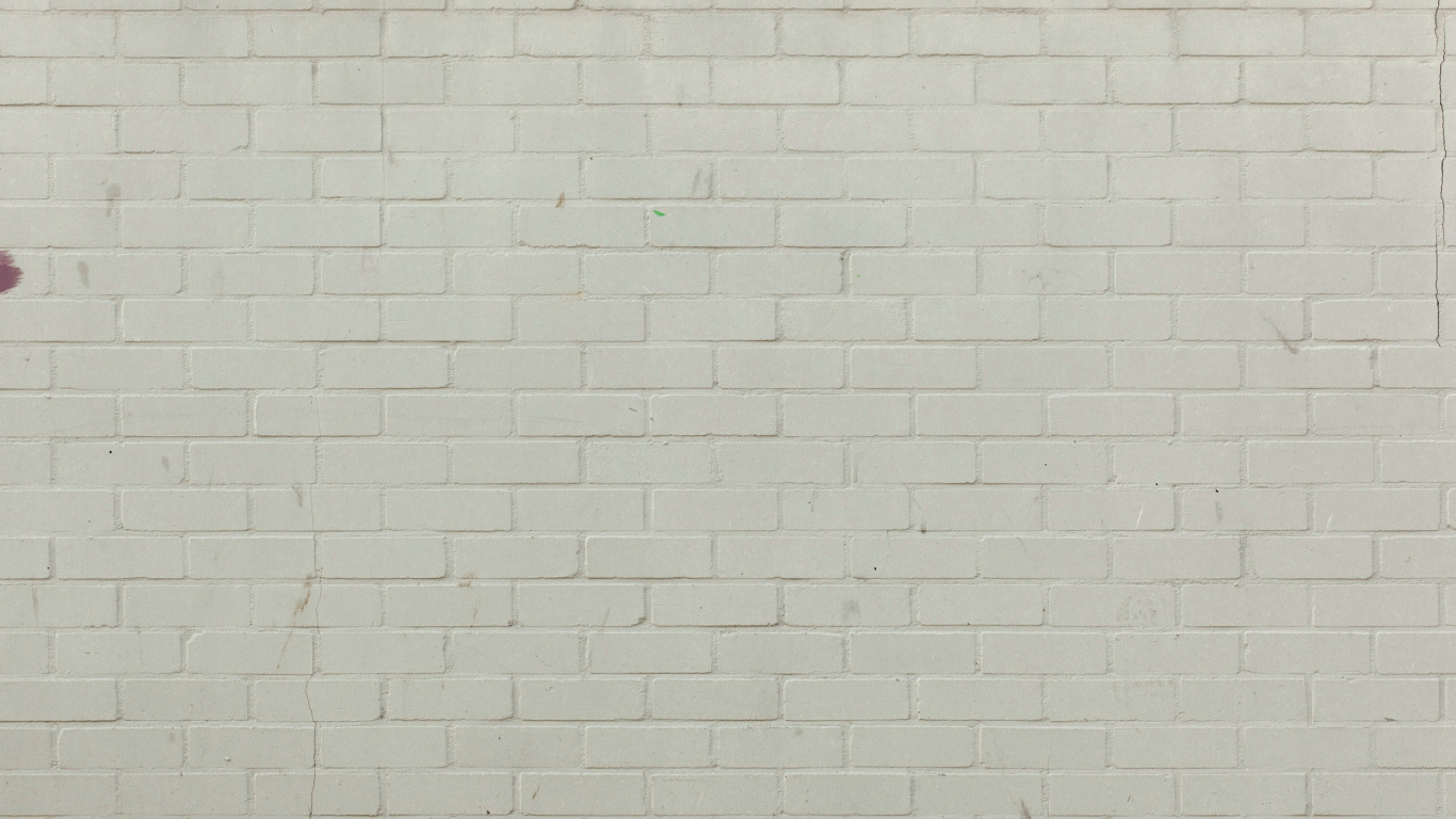 Mur de Briques Blanches Avec Mur Blanc. Wallpaper in 1366x768 Resolution