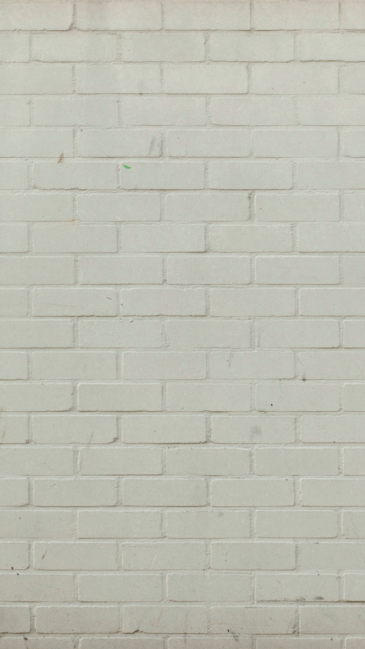 Weiße Backsteinmauer Mit Weißer Wand. Wallpaper in 720x1280 Resolution