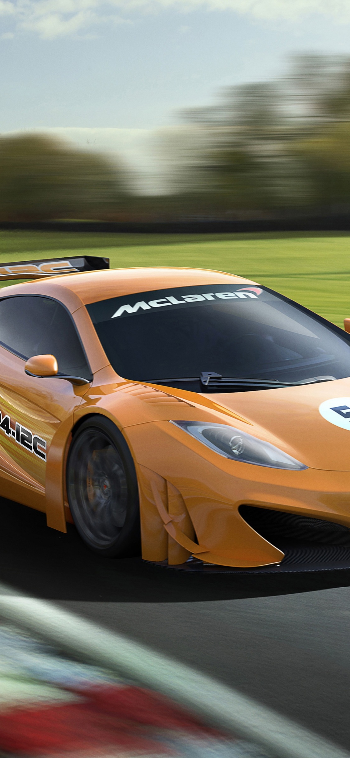 Yellow Lamborghini Aventador on Road During Daytime. Wallpaper in 1125x2436 Resolution