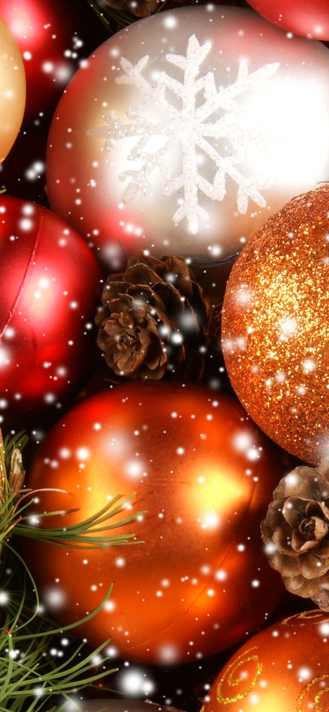 Le Jour De Noël, Ornement de Noël, Décoration de Noël, Arbre de Noël, Nouvelle Année. Wallpaper in 1125x2436 Resolution