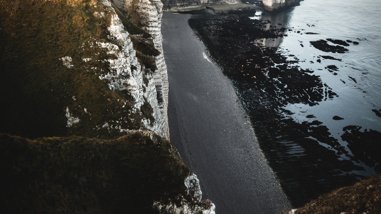 Headland, Coast, Coastal and Oceanic Landforms, Water, Rock. Wallpaper in 1280x720 Resolution