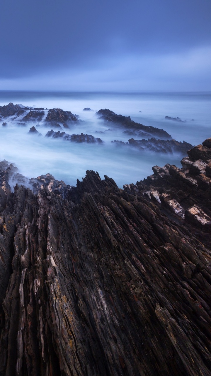 大海, 海岸, 海洋, 岸边, 天空 壁纸 720x1280 允许