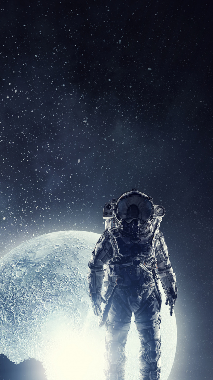 la Science-fiction, Astronaute, Espace Extérieur, Téléphone, Atmosphère. Wallpaper in 750x1334 Resolution