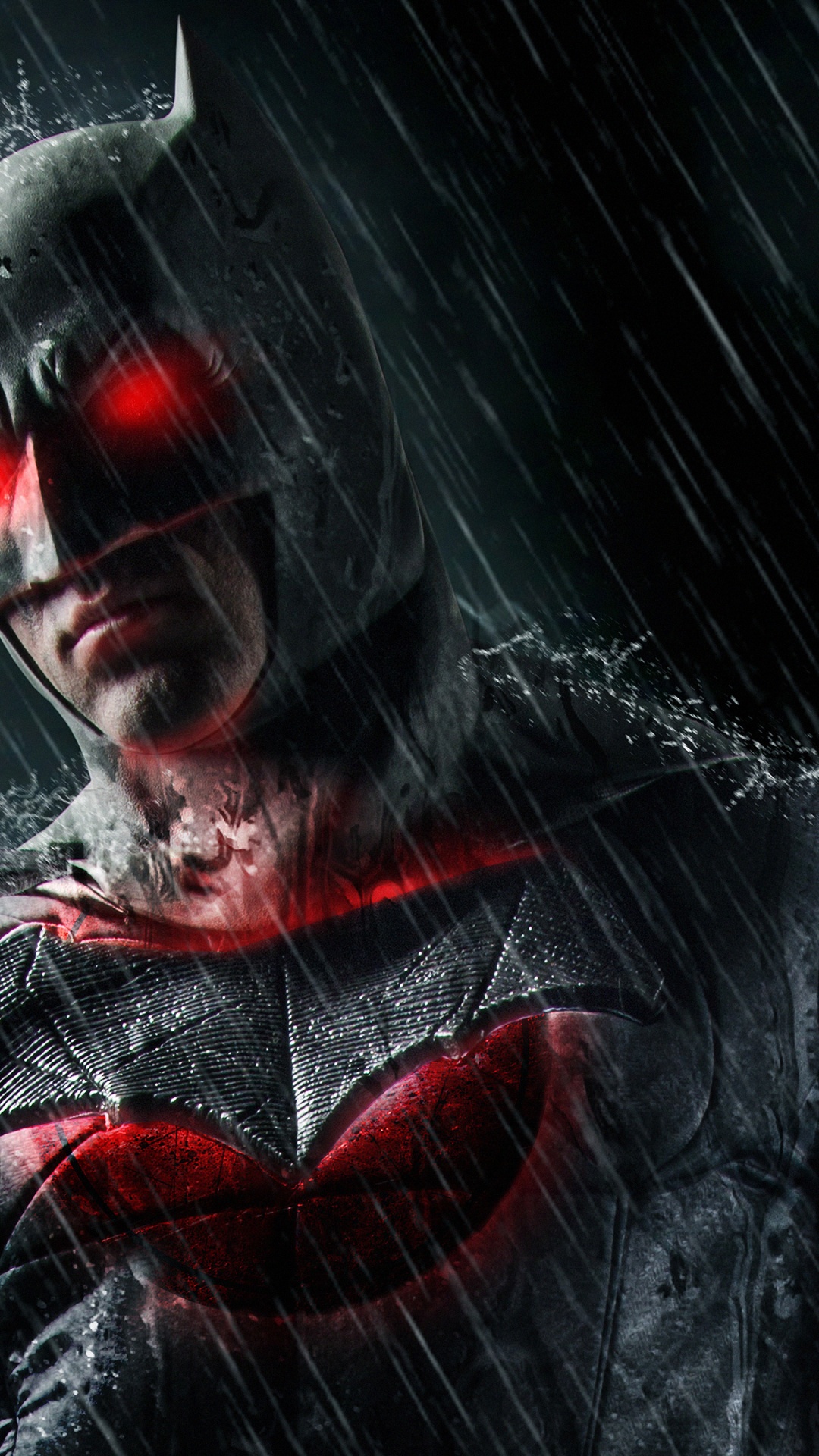 Mann im Schwarz-roten Hoodie. Wallpaper in 1080x1920 Resolution