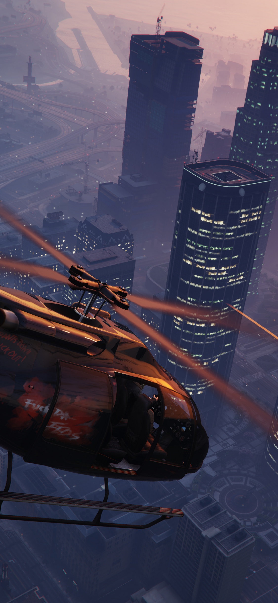 Grand Theft Auto v, Pc-Spiel, Mod, Grand Theft Auto Online, Himmel. Wallpaper in 1125x2436 Resolution