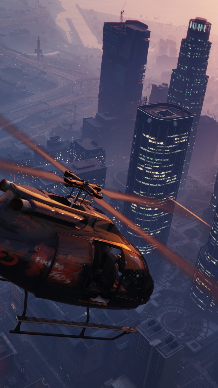 Grand Theft Auto v, Juego de Pc, Mod, Grand Theft Auto Online, Ciudad Capital. Wallpaper in 720x1280 Resolution