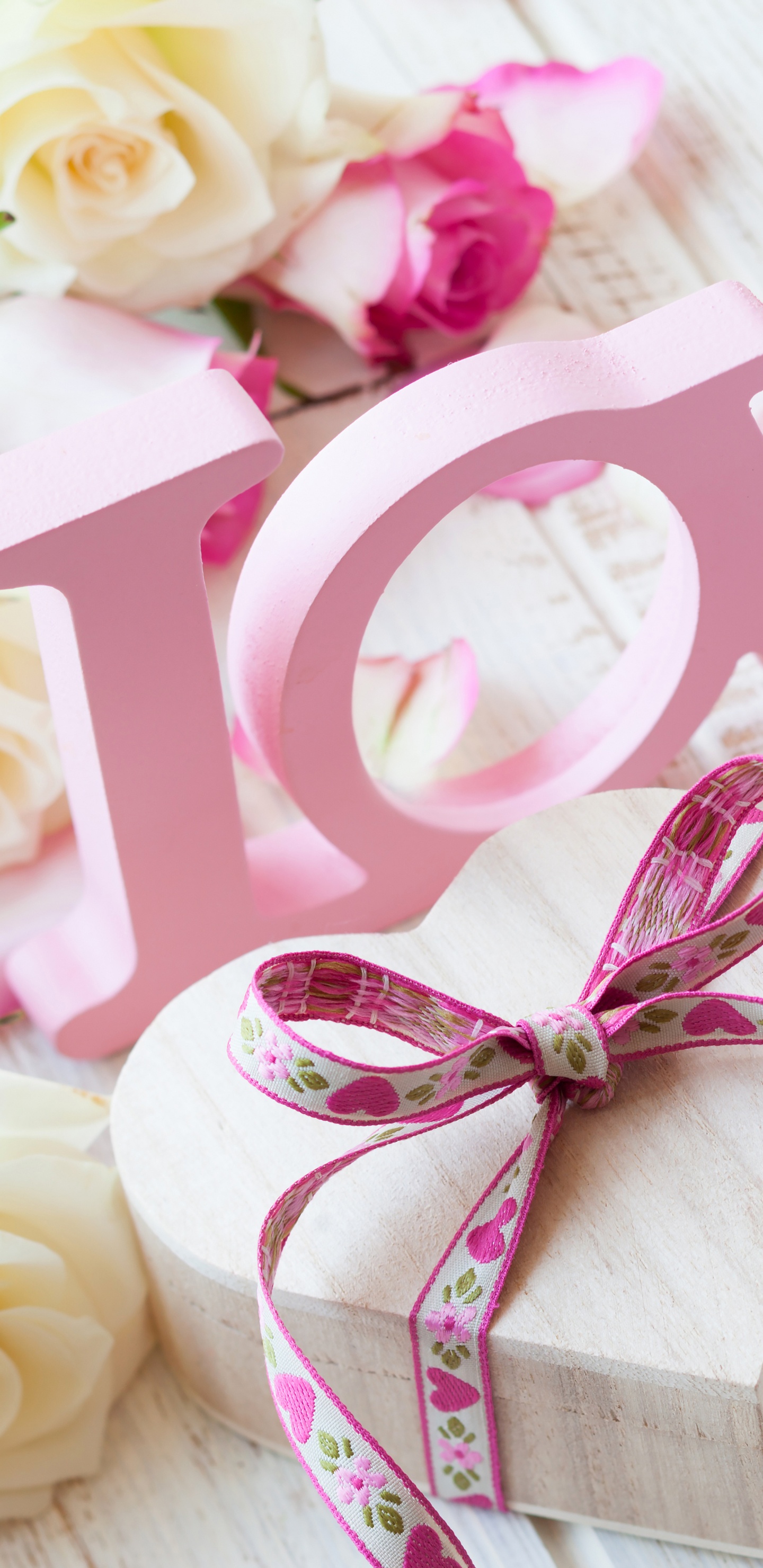 Pink, Ruban, Faveurs de Mariage, Party Favor, Roses. Wallpaper in 1440x2960 Resolution