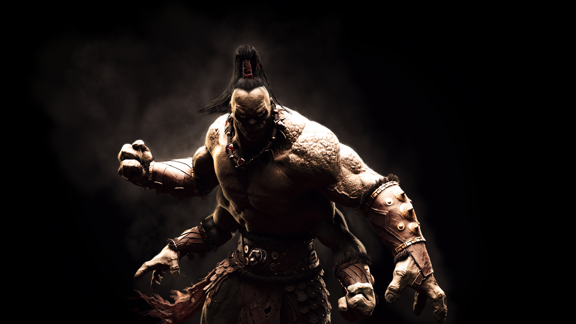 Mortal Kombat x, Goro, Kampfspiel, Action-Figur, Shokan. Wallpaper in 1920x1080 Resolution