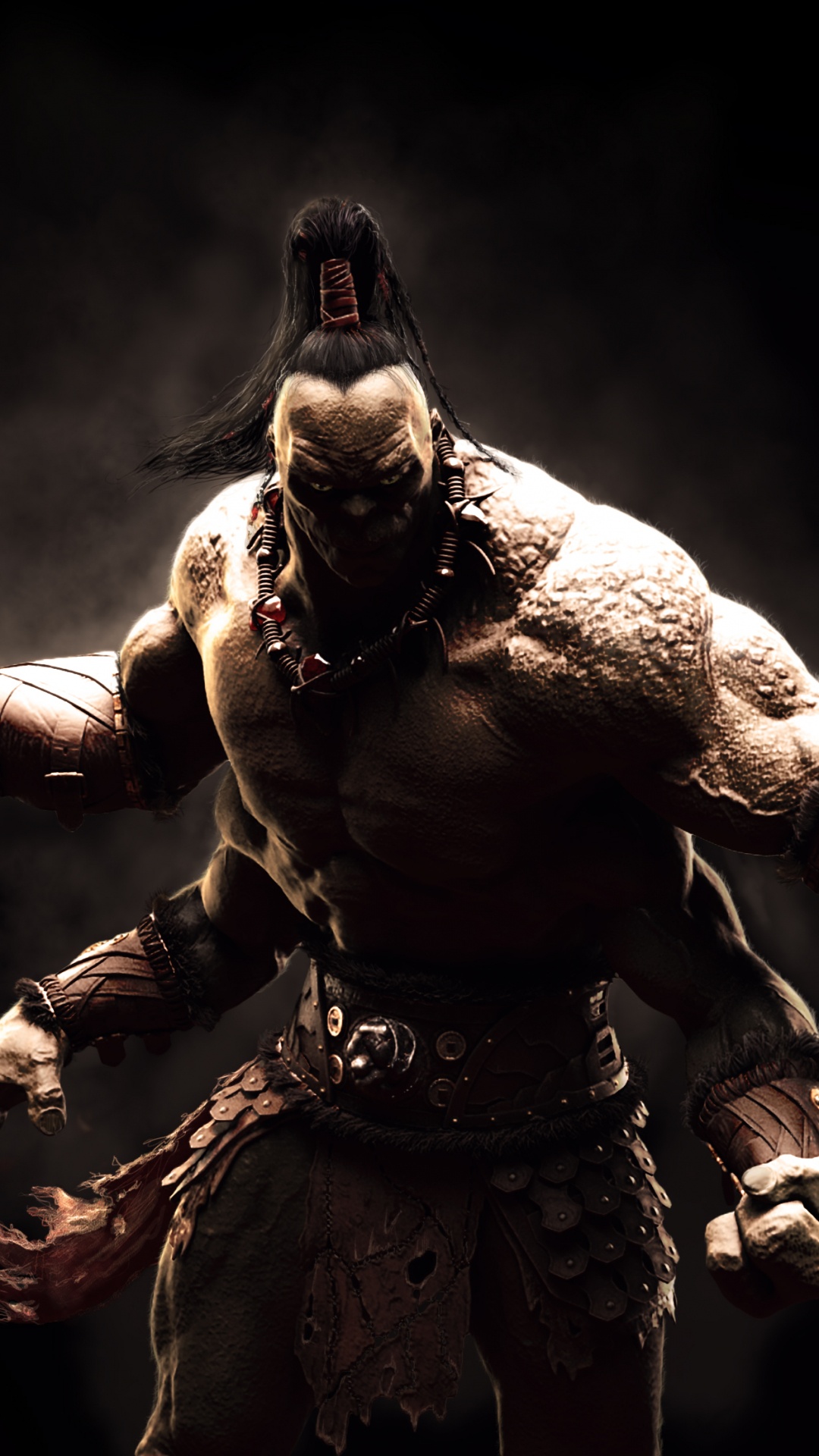 Mortal Kombat x, Goro, Jeu de Combat, Figurine, Obscurité. Wallpaper in 1080x1920 Resolution