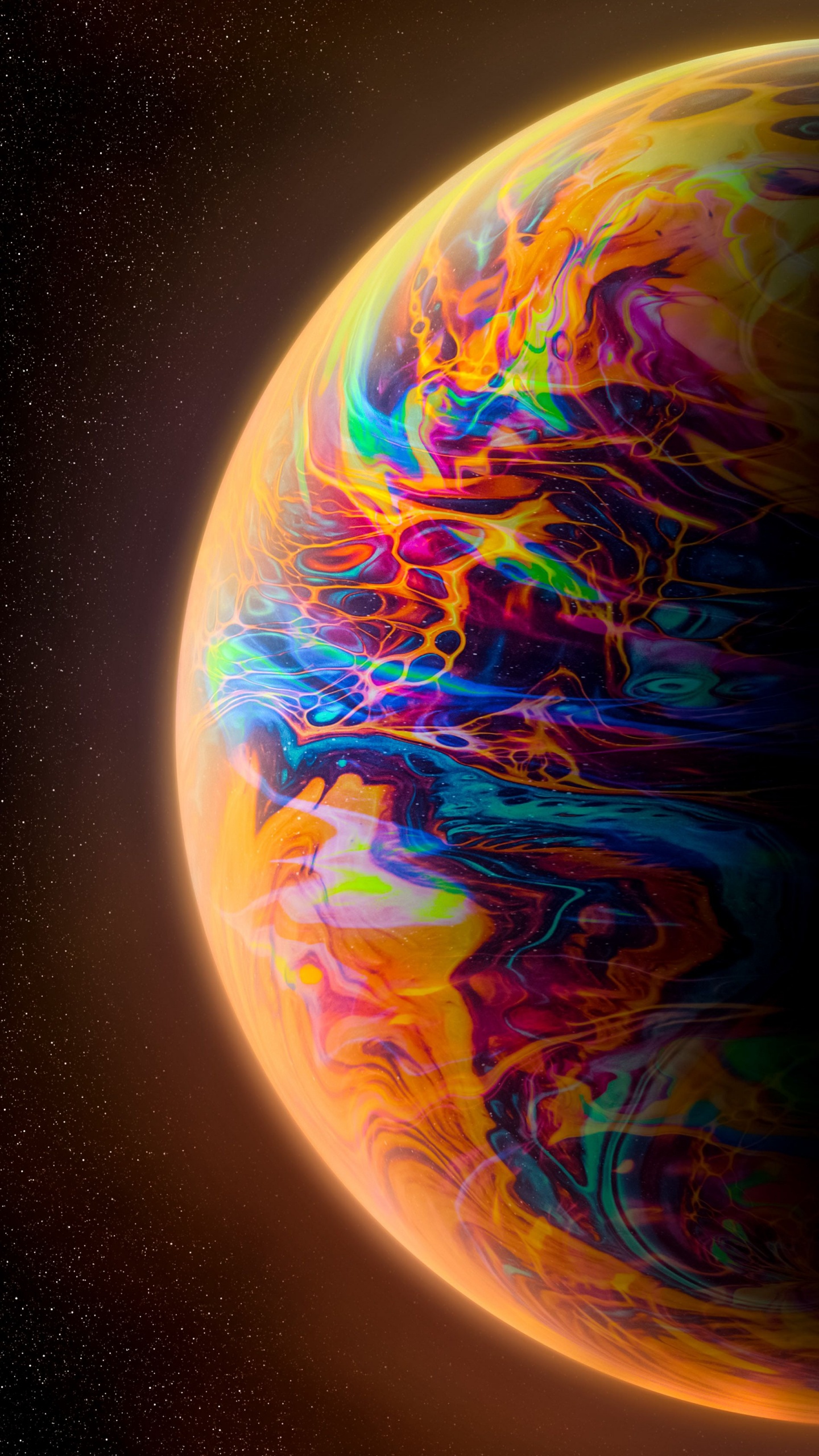 气氛, 绘画, 光, 性质, 天文学对象 壁纸 1440x2560 允许