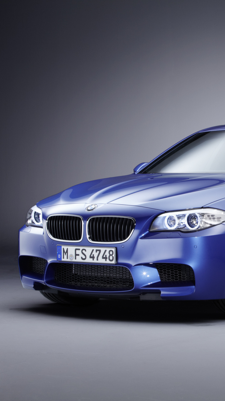 Blau Bmw m3 Coupe. Wallpaper in 750x1334 Resolution