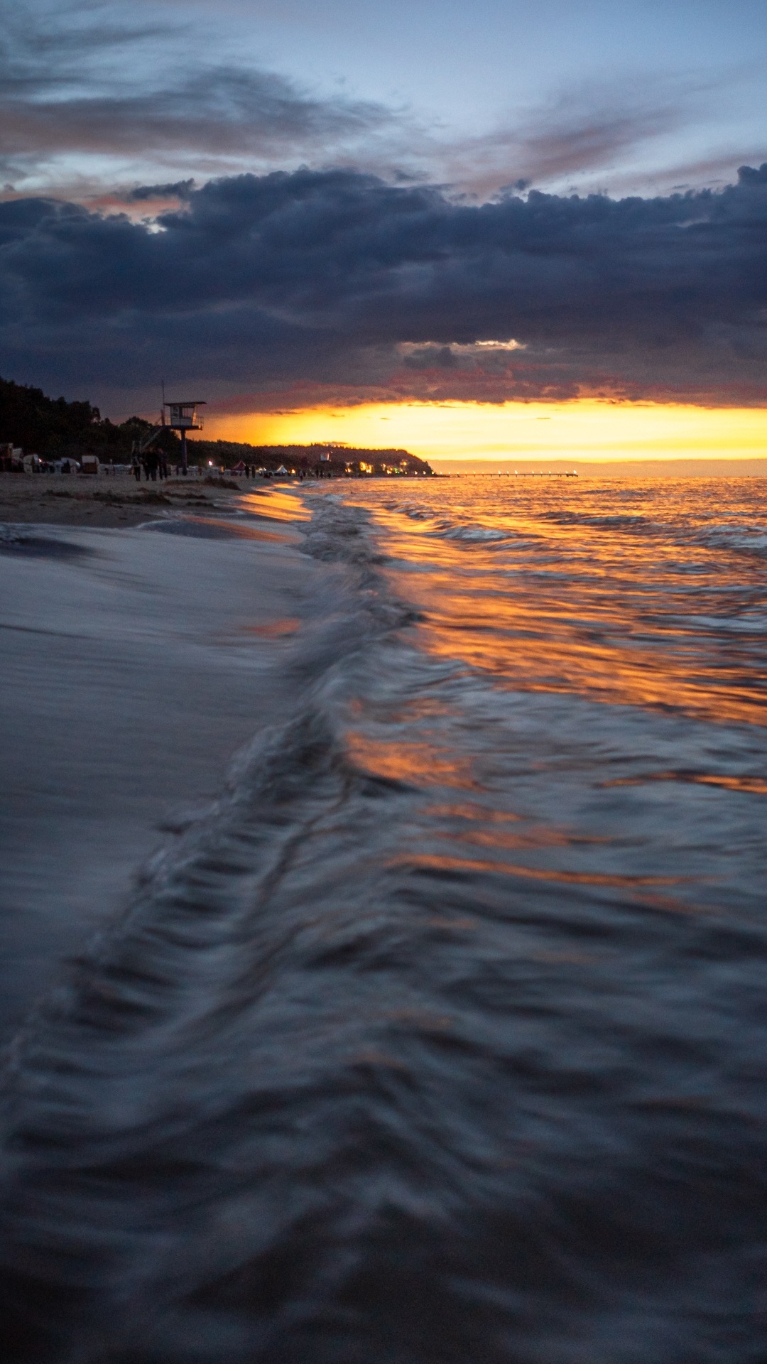 Meer, Heringsdorf, Küste, Strand, Flüssigkeit. Wallpaper in 1080x1920 Resolution