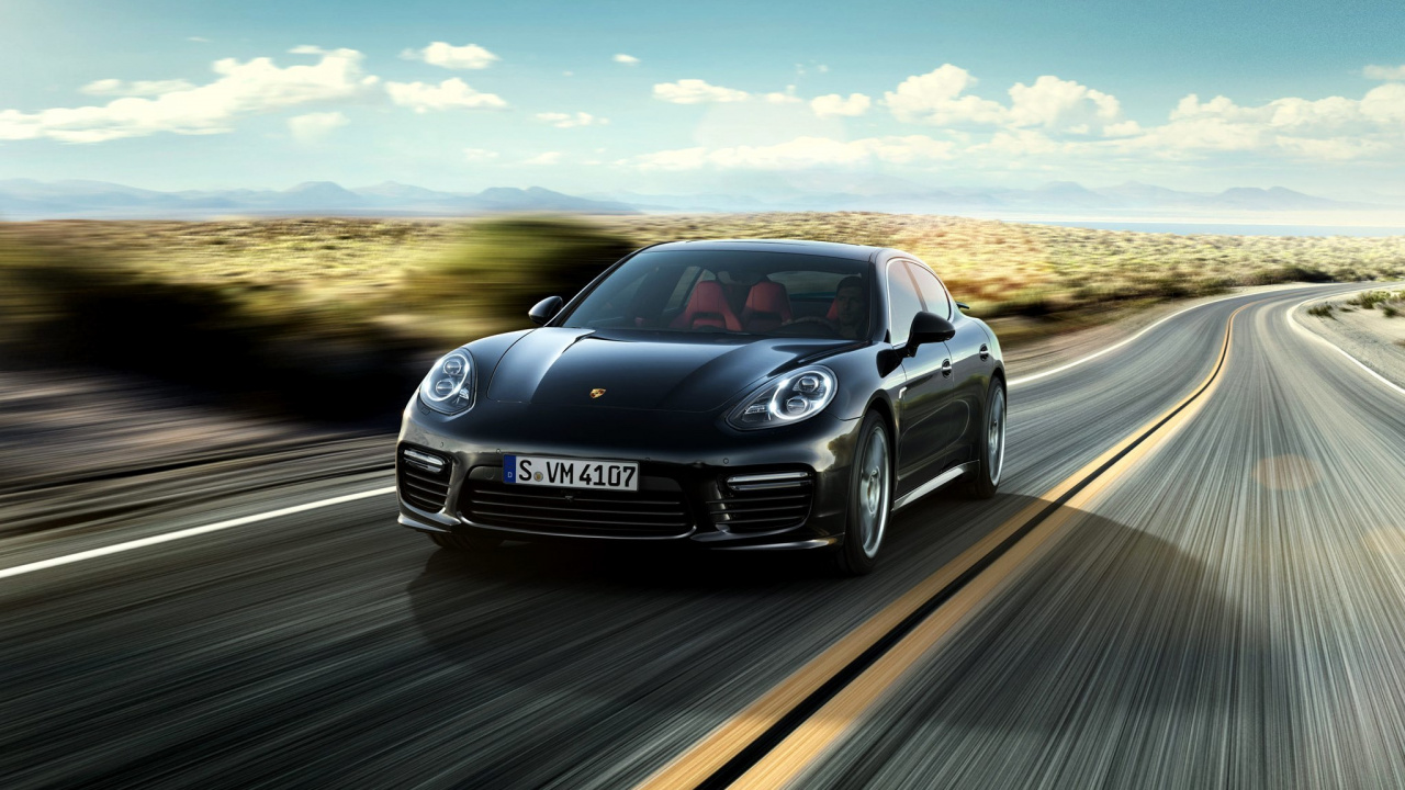 Black Mercedes Benz Coupe on Road During Daytime. Wallpaper in 1280x720 Resolution