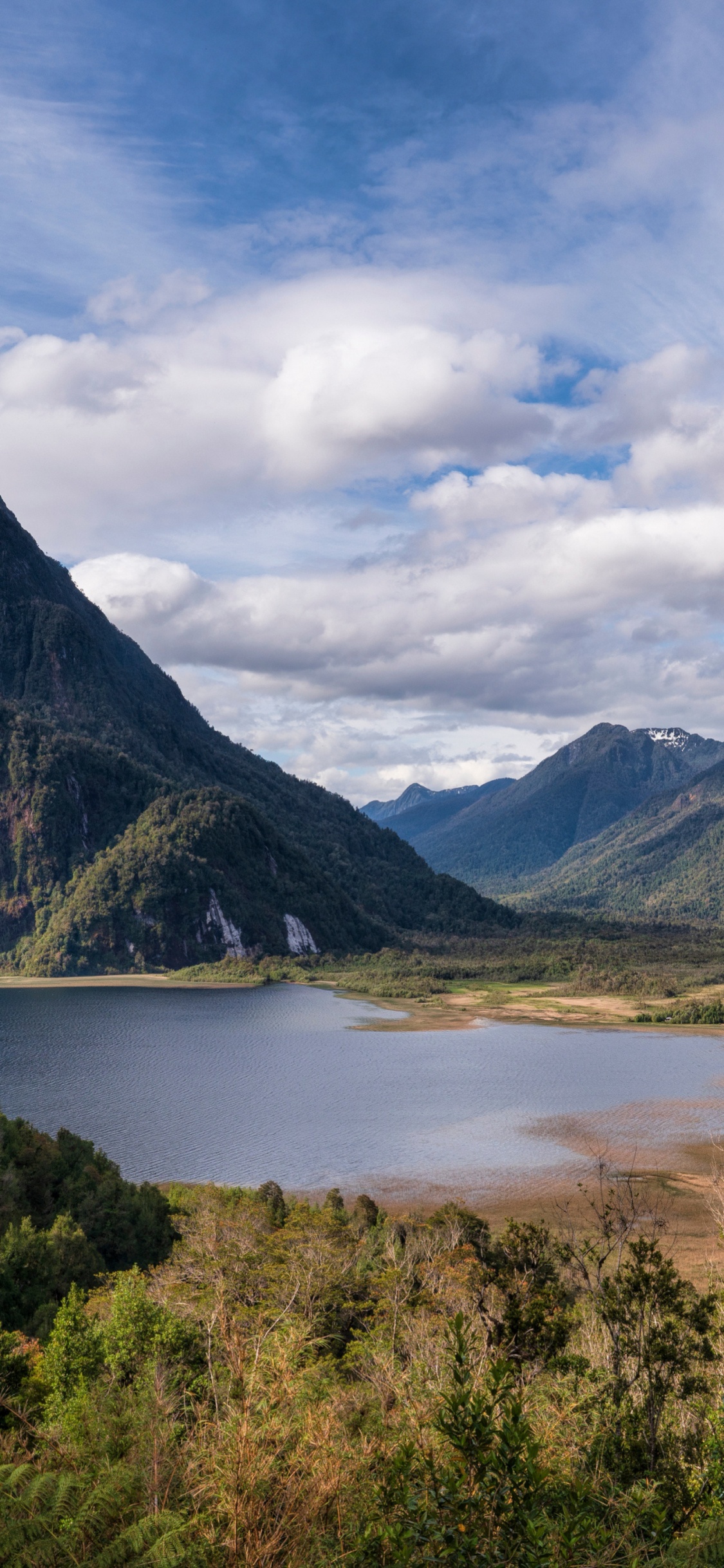 Nature, Chile, Lake, Alps, Mountain. Wallpaper in 1125x2436 Resolution