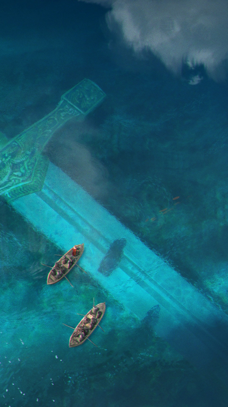 Rudy Parfaite, Art, King Arthur, Visual Arts, Water. Wallpaper in 750x1334 Resolution