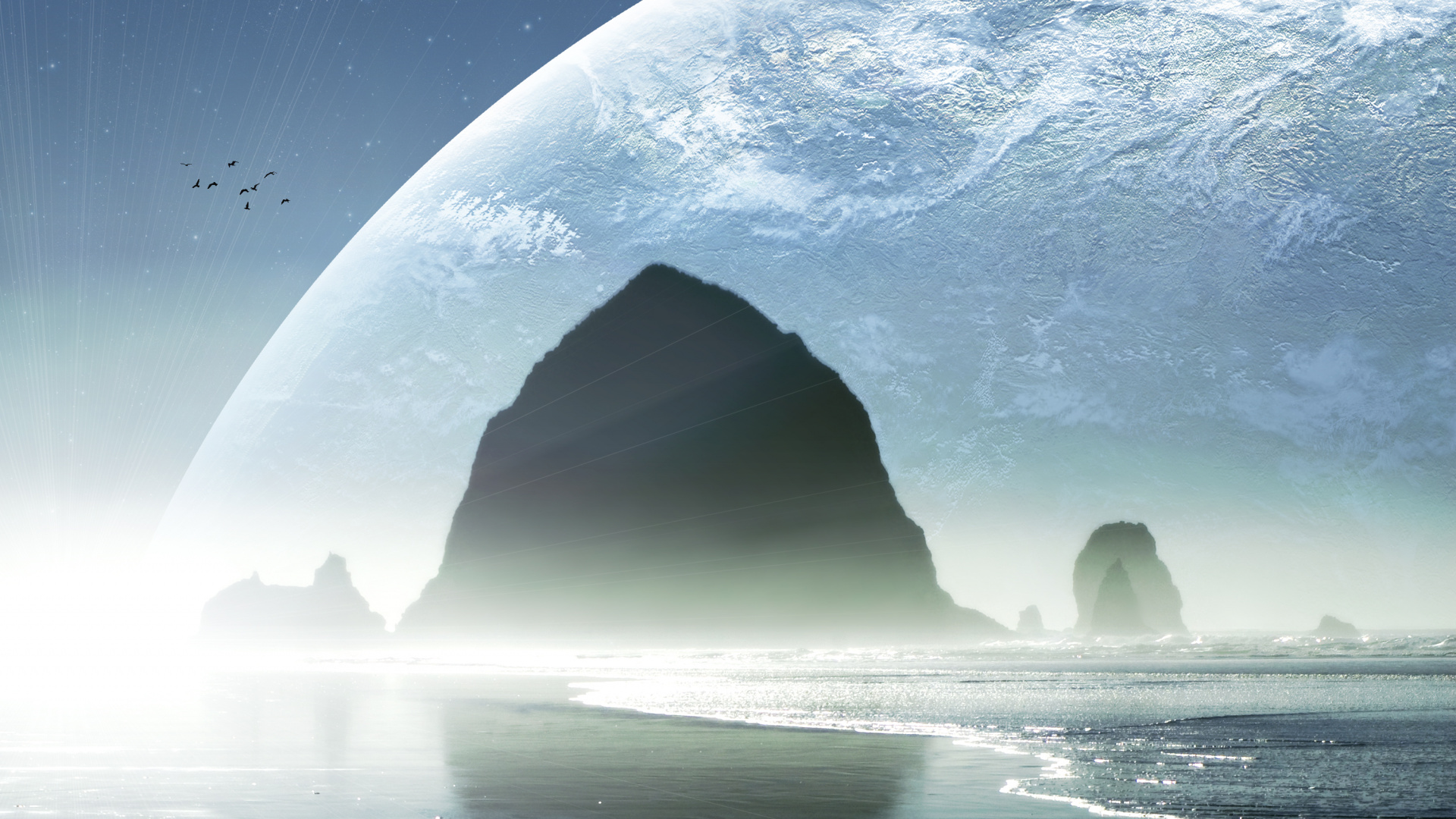 Natur, Atmosphäre, Licht, Mond, Astronomisches Objekt. Wallpaper in 1920x1080 Resolution