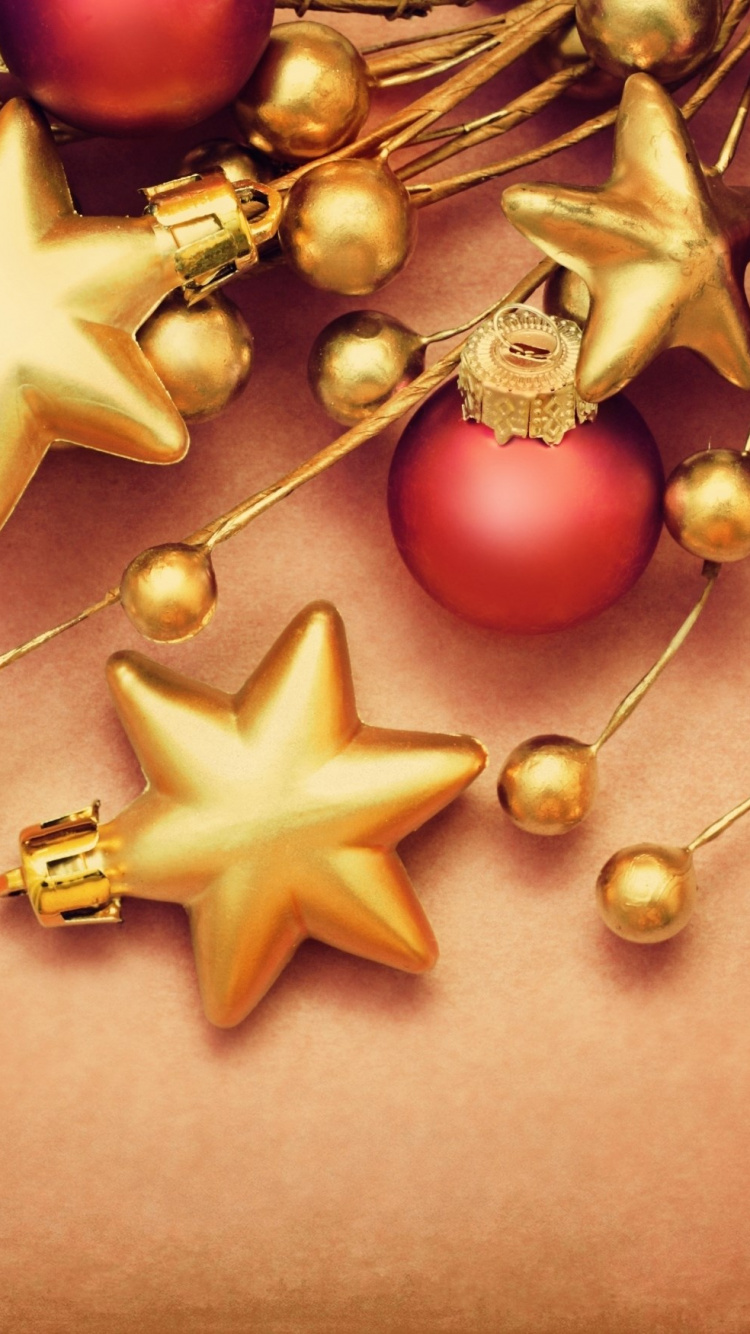 Neujahr, Christmas Ornament, Weihnachtsdekoration, Weihnachten, Religiöse Element. Wallpaper in 750x1334 Resolution