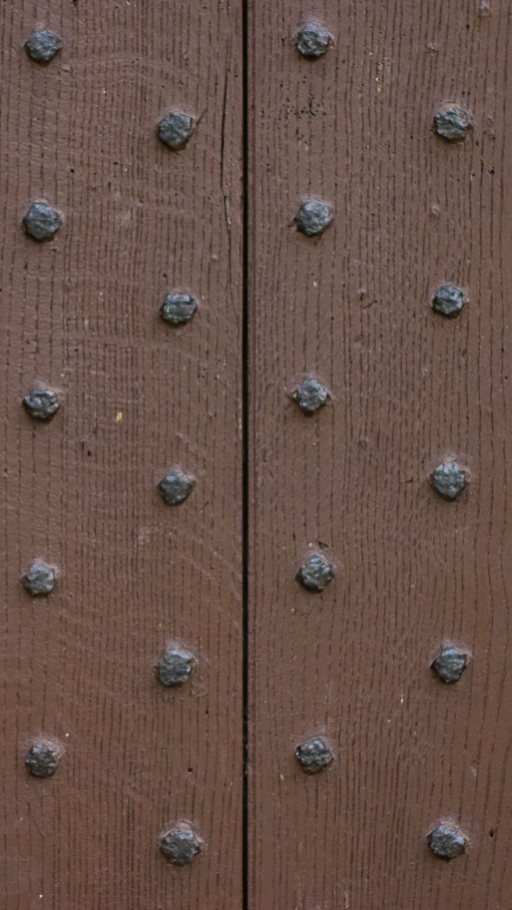 Brown and Black Wooden Door. Wallpaper in 720x1280 Resolution