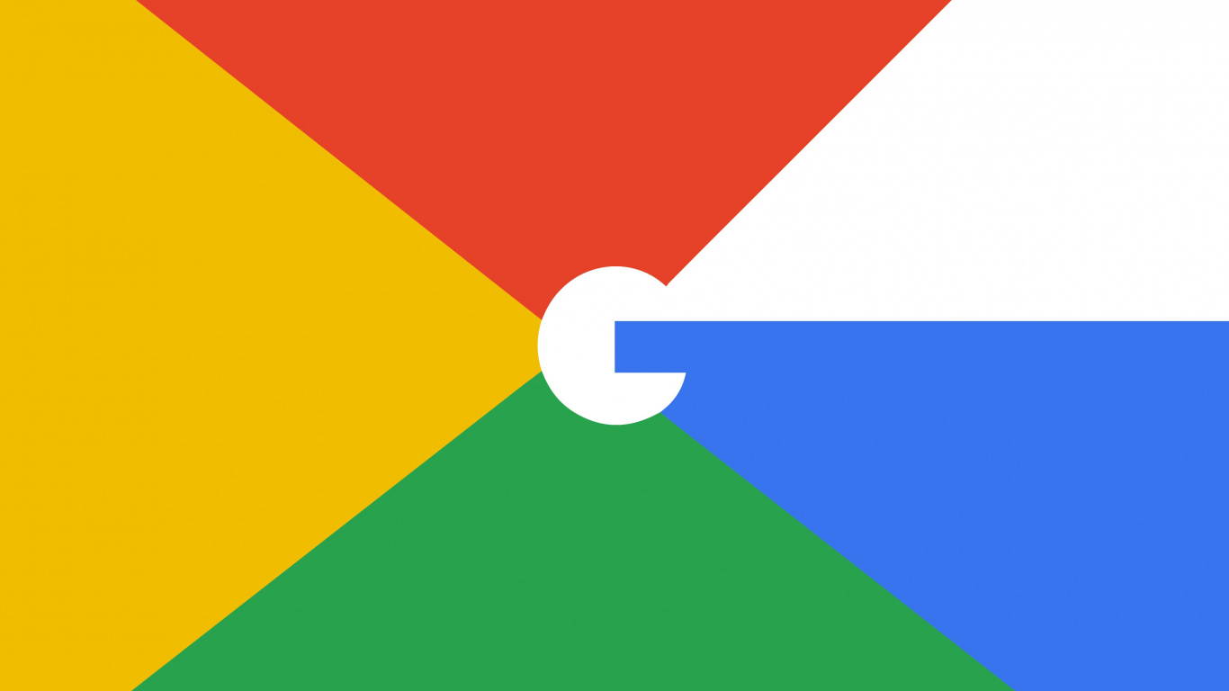 Logotipo de Google, Google, Verde, Azul, Rojo. Wallpaper in 1366x768 Resolution
