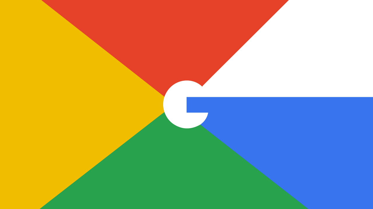 Google-logo, Google, Gr, Blau, Gelb. Wallpaper in 1280x720 Resolution