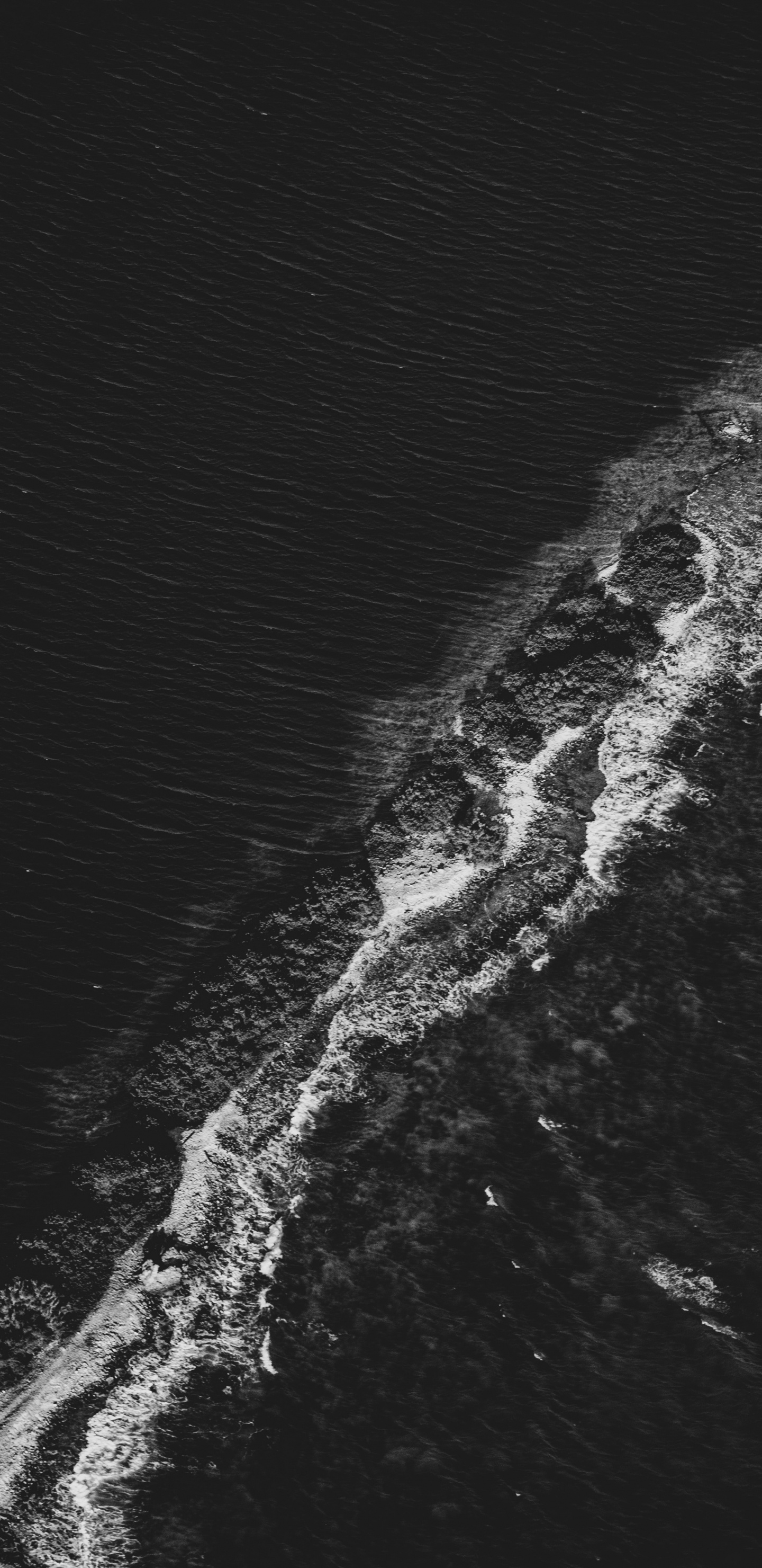 Atmosphere of Earth, Black, Water, Atmosphere, Sea. Wallpaper in 1440x2960 Resolution