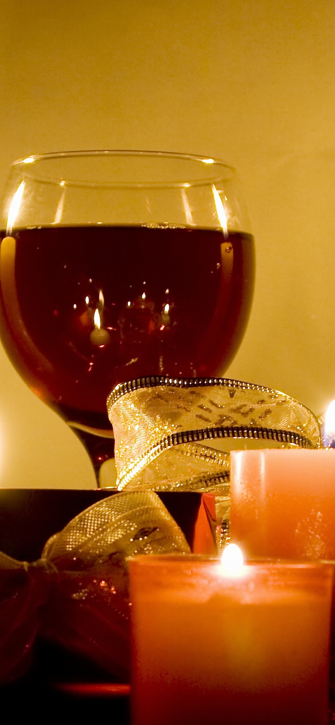 Wine, Candle, Lighting, Wax, Still Life. Wallpaper in 1125x2436 Resolution
