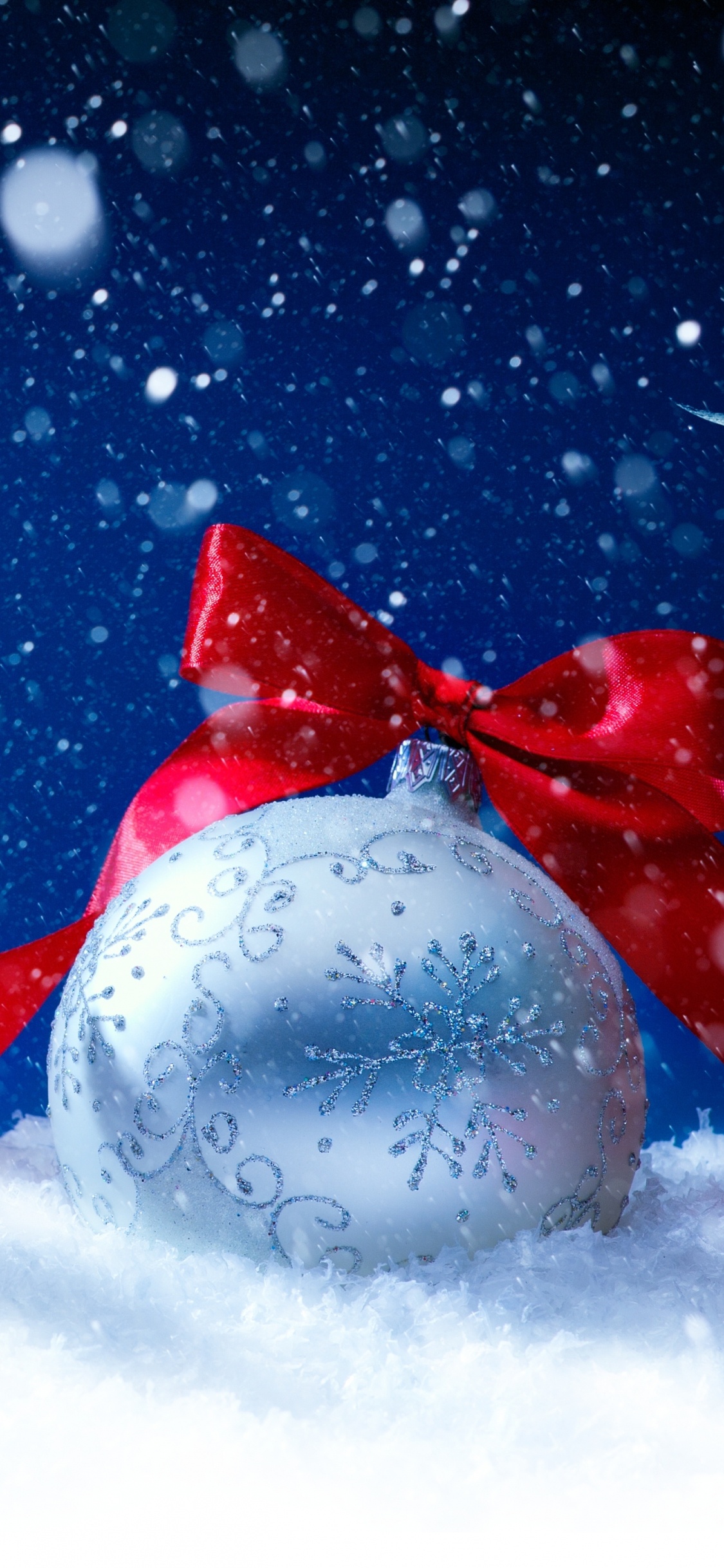 Christmas Day, Christmas Card, New Year, Christmas Tree, Snow. Wallpaper in 1125x2436 Resolution