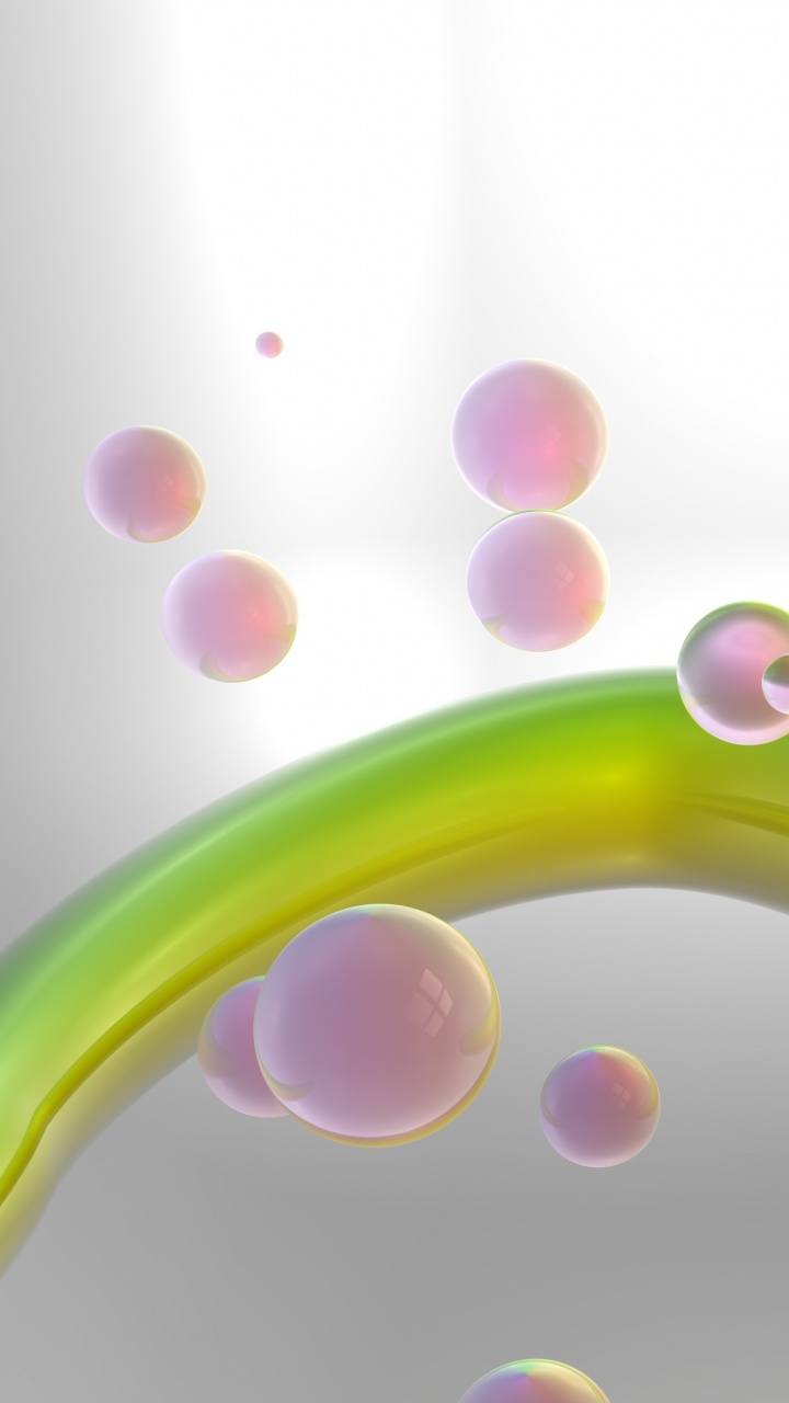 Green Yellow and Pink Abstract Painting. Wallpaper in 720x1280 Resolution