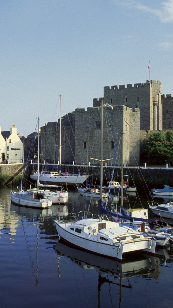 海港, 口, 水运, 鸟瞰图, 运河 壁纸 720x1280 允许