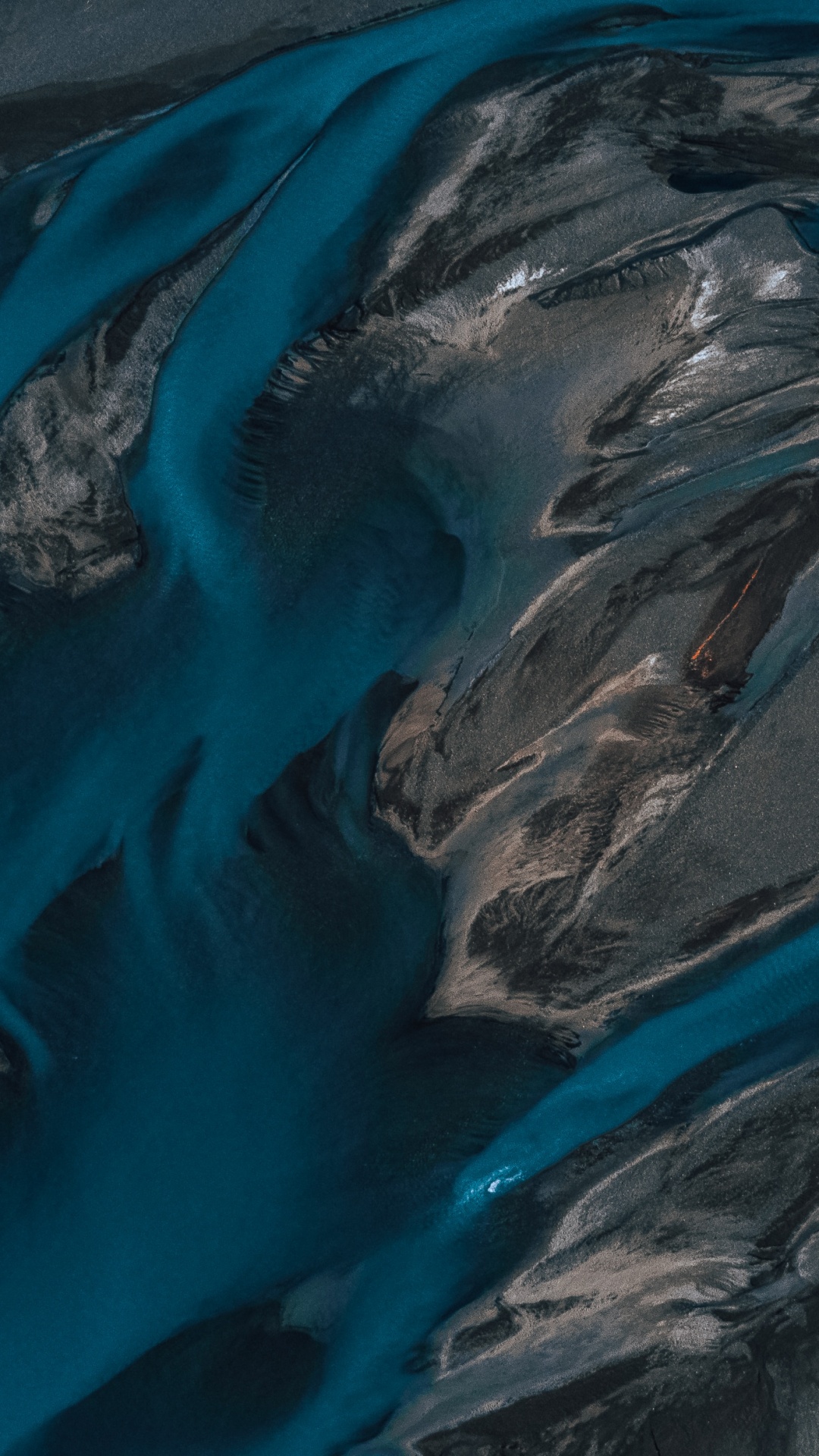 Blue and White Water Waves. Wallpaper in 1080x1920 Resolution