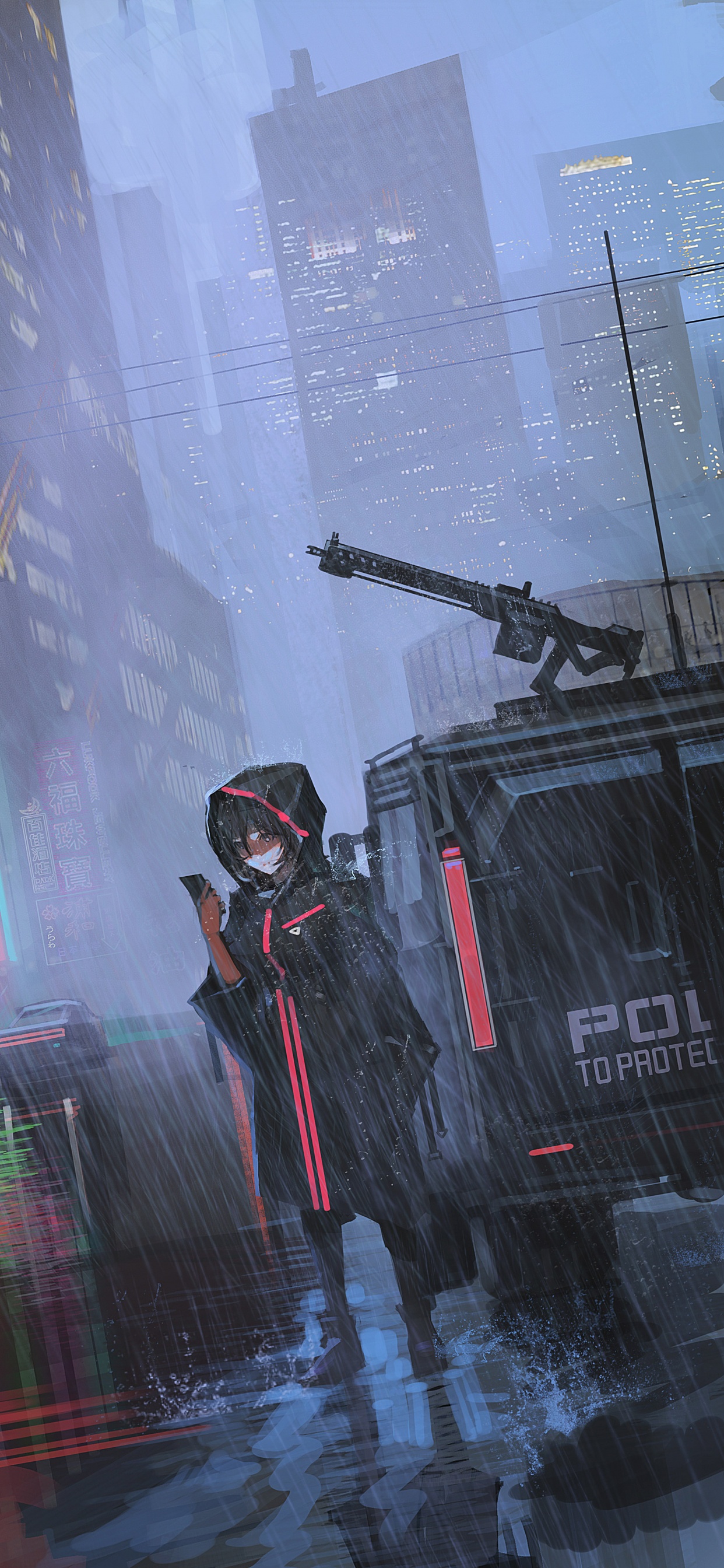 Bâtiment en Béton Noir et Blanc. Wallpaper in 1242x2688 Resolution