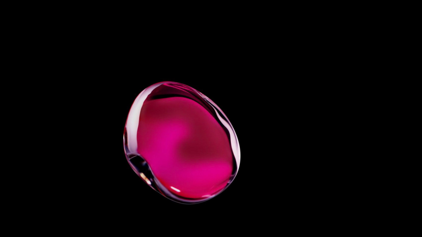 Blaue Und Lila Runde Abbildung. Wallpaper in 1366x768 Resolution