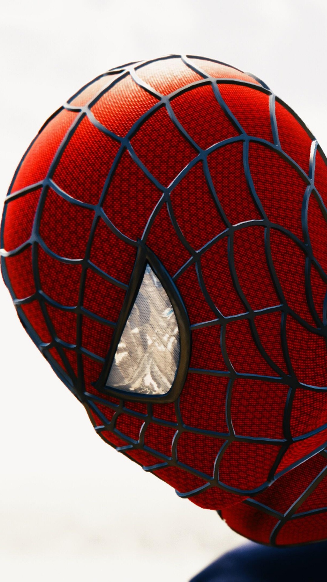 Rot-schwarzes Spider Man Kostüm. Wallpaper in 1080x1920 Resolution