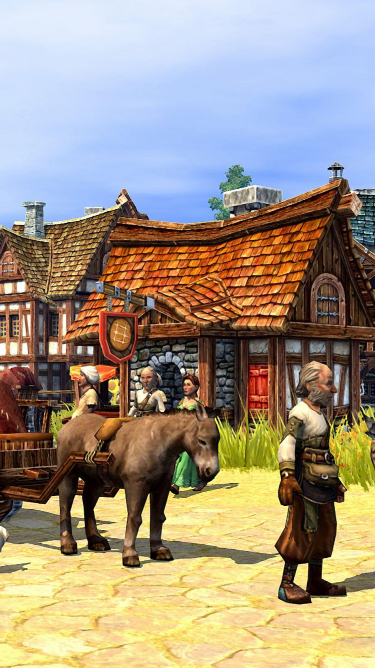 Mann Reitet Pferdestatue in Der Nähe Von Braunem Gebäude Tagsüber. Wallpaper in 750x1334 Resolution