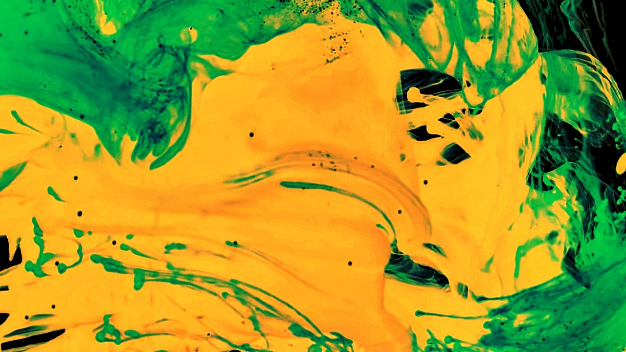 OLED, Manzana, Verde Medianoche, Amarillo, Naranja. Wallpaper in 1280x720 Resolution