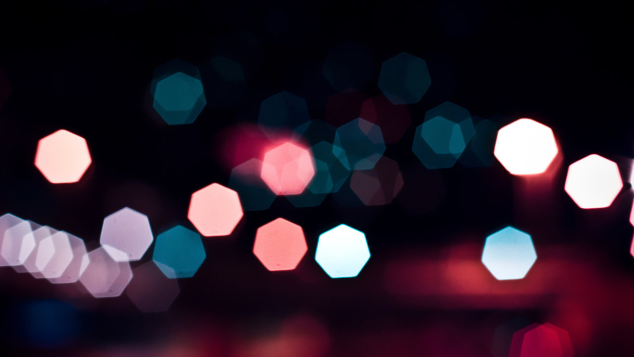 White and Pink Heart Light. Wallpaper in 1280x720 Resolution