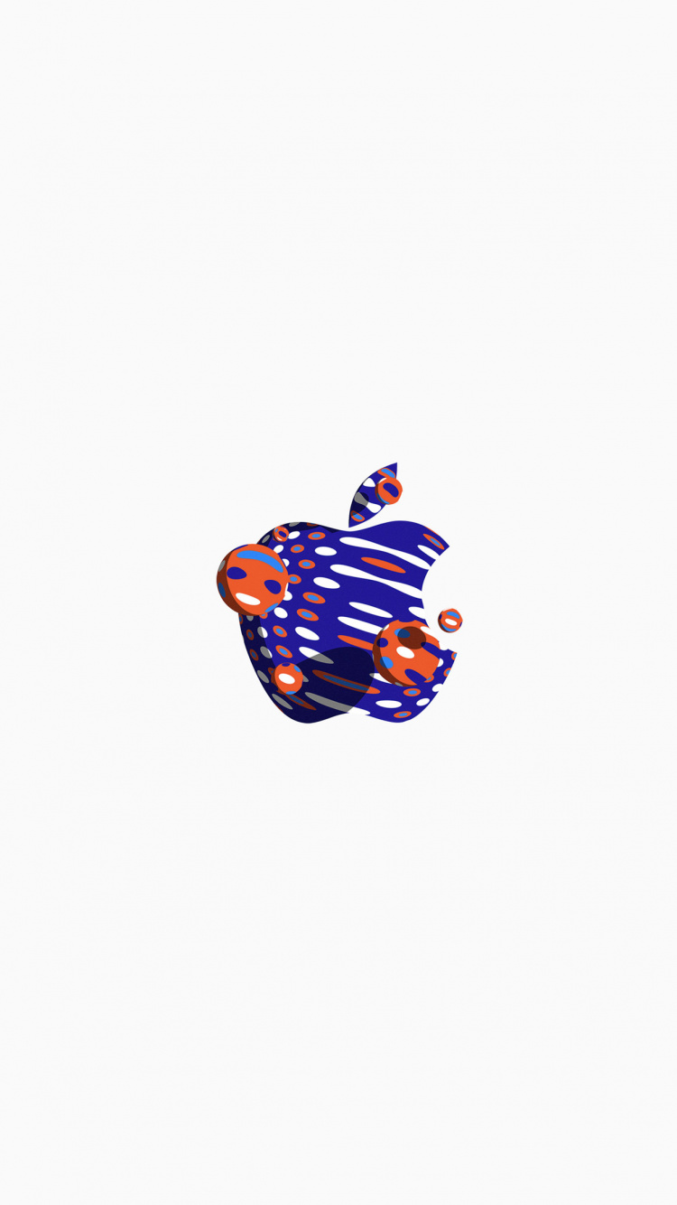 IPhone, Apple Event October 2020, Apple, Orange, Blue. Wallpaper in 750x1334 Resolution