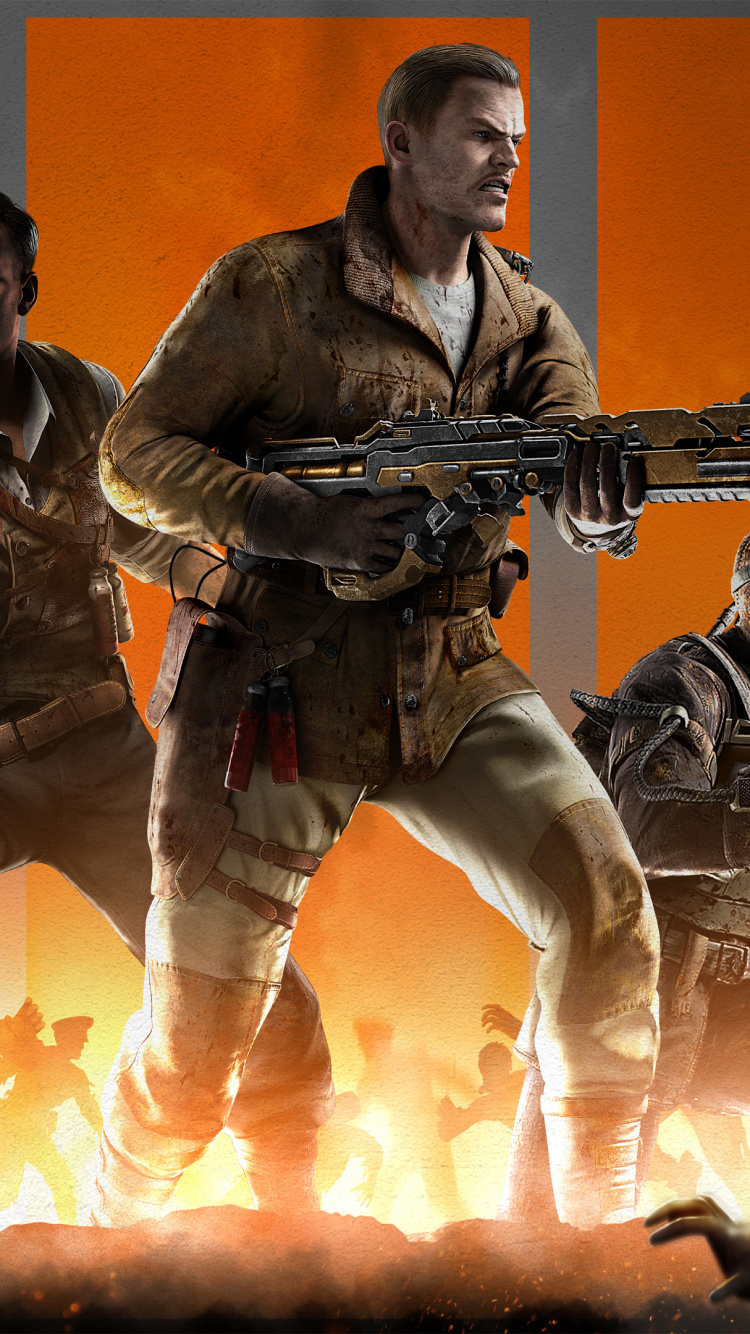 Call of Duty Black Ops Iii, Call of Duty Black Ops, Treyarch, Actionfilm, Pc-Spiel. Wallpaper in 750x1334 Resolution