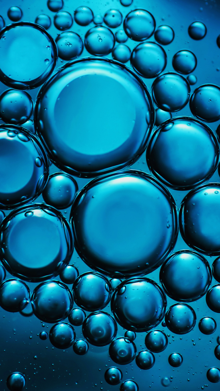 Eau, la Pureté de la Couleur, Liquid, Blue, Nature. Wallpaper in 750x1334 Resolution