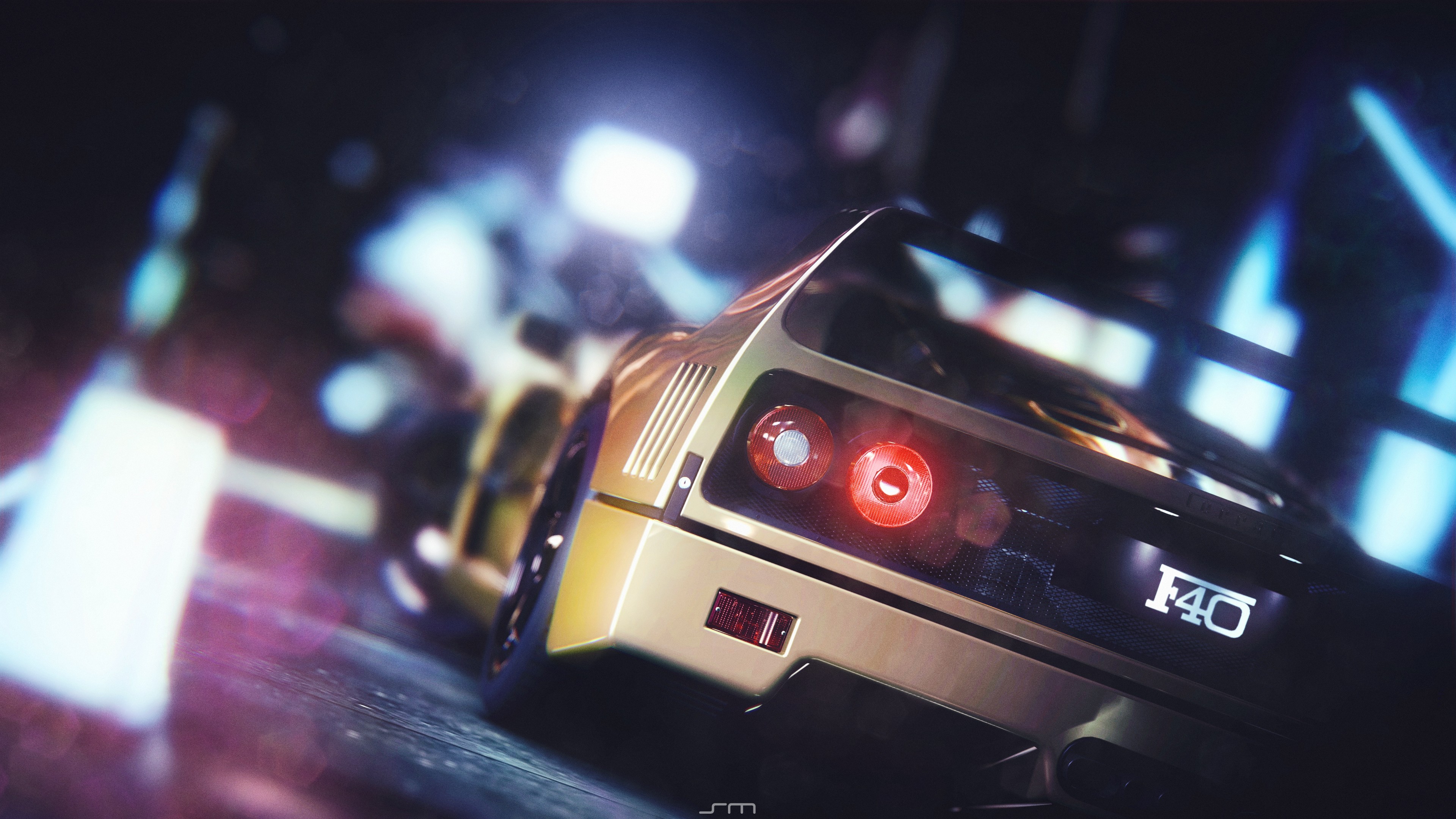 Ferrari F40 4K wallpaper download