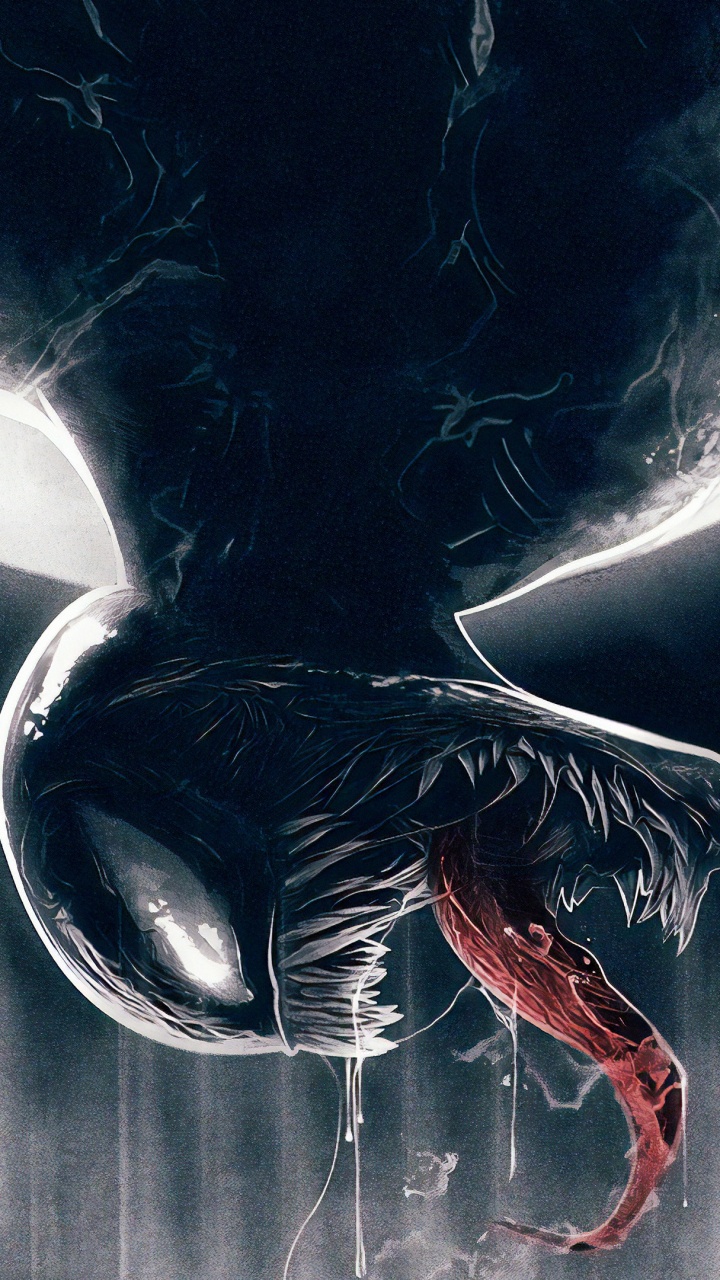 Peinture Abstraite Rouge et Noire. Wallpaper in 720x1280 Resolution