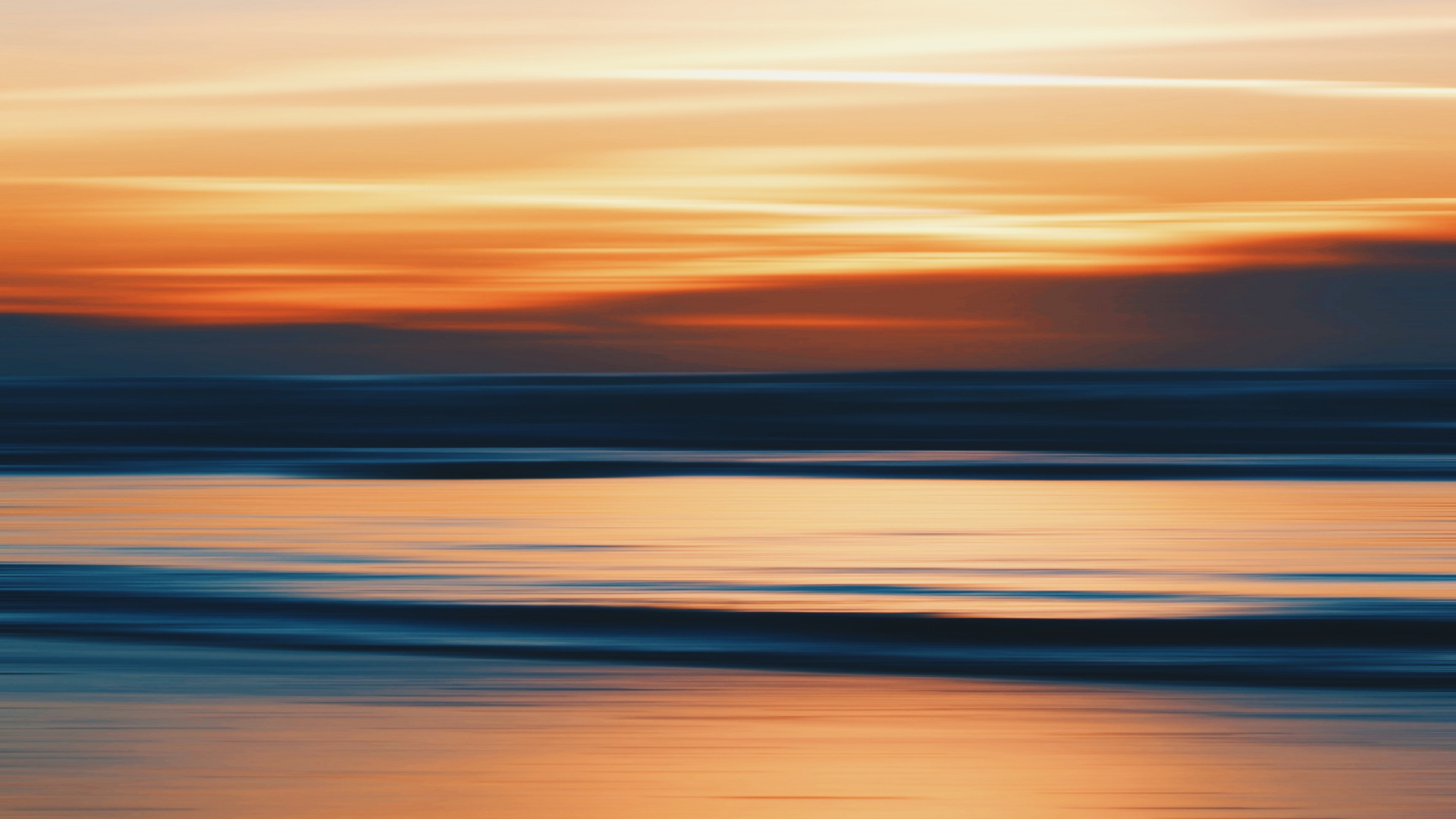 Sonnenuntergang, Horizont, Afterglow, Meer, Natur. Wallpaper in 1920x1080 Resolution